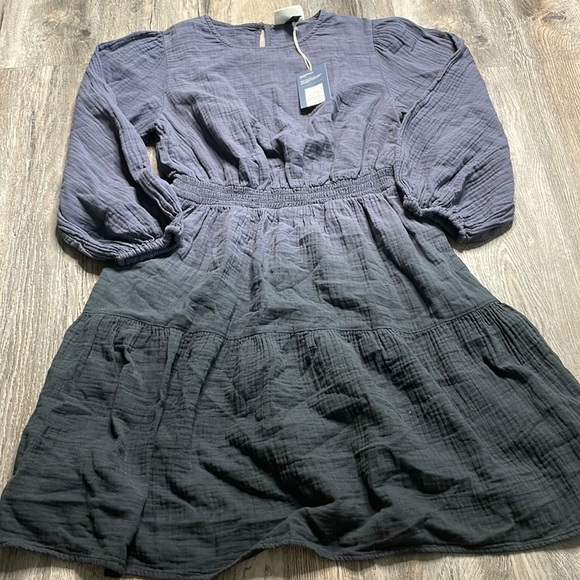 NWT Universal Thread Blue Grey Ombré Dress, size medium - Picture 1 of 11